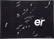 er, 1965, Computertext, 27/37,5 cm