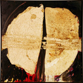 Teigbild, Teigtaschen, 1974, 60 x 60 cm 